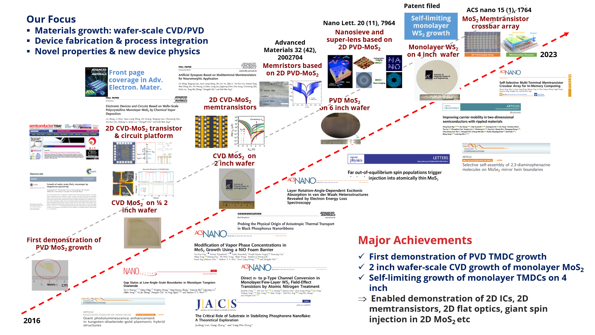 IMRE 2D Materials Achievements