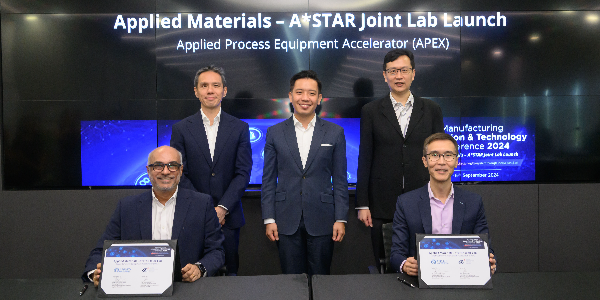 A*STAR and Applied Materials Announce New Joint Lab for Semiconductor Equipment and Local Supply Chain Development