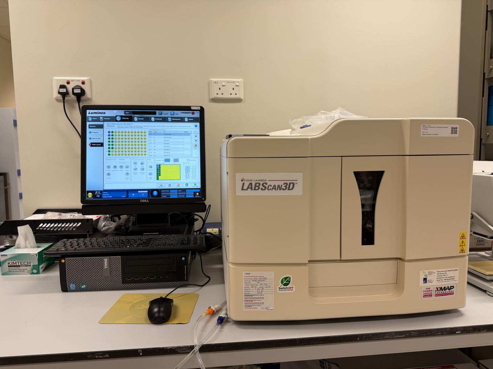 Immunoassay Luminex Flexmap3 D