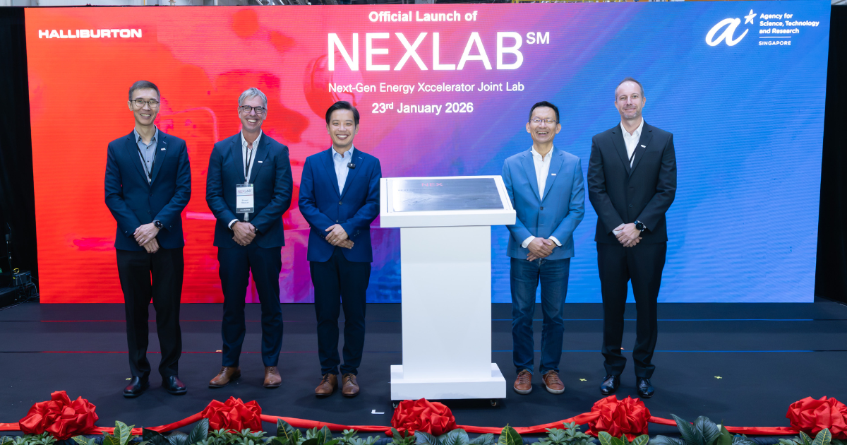 ASTAR and Halliburton Launch NEX Lab to Advance Well Completion Innovation