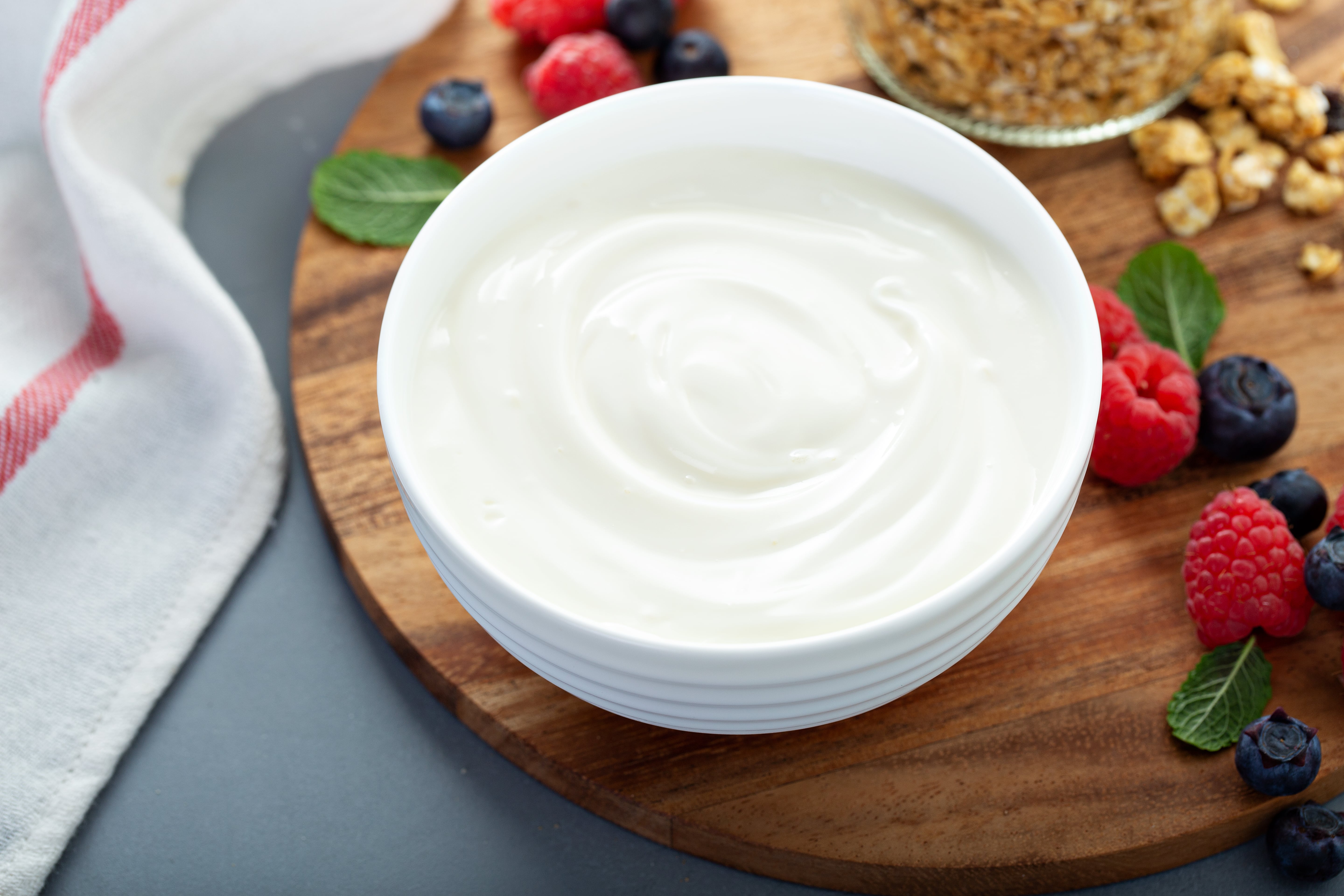 Structure plant-based yogurts using high pressure processing