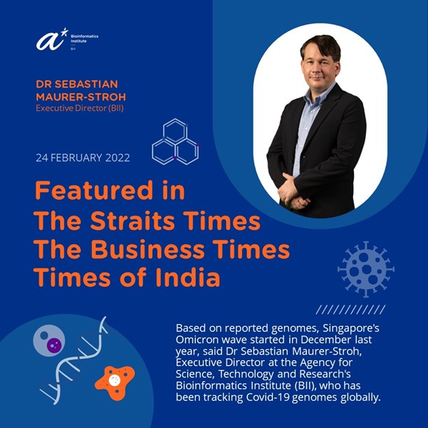 Dr. Sebastian Maurer-Stroh featured in The Straits Times, The Business Times, and Times of India