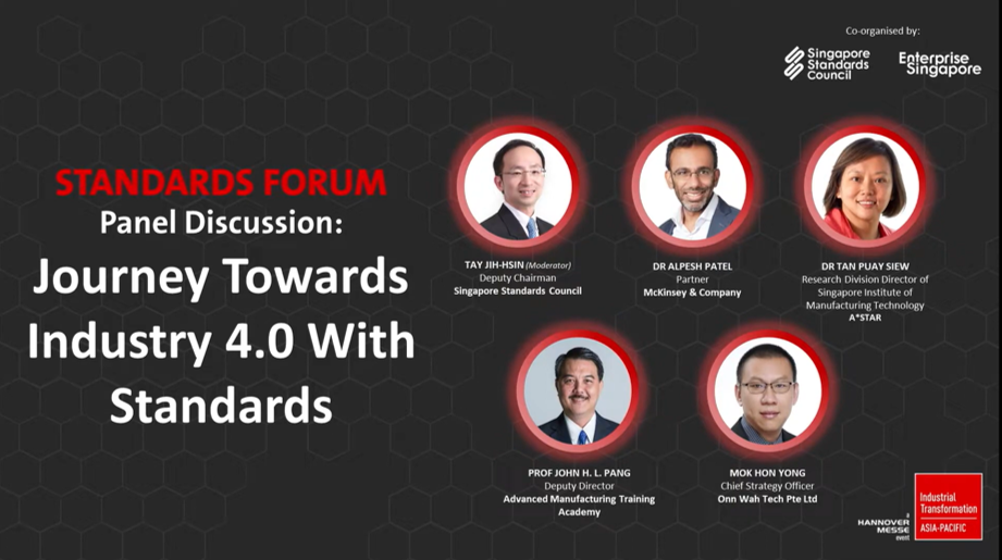 ITAP 2021 STANDARD FORUM PANEL DISCUSSION JOURNEY TOWARDS INDUSTRY 4.0 WITH STANDARDS