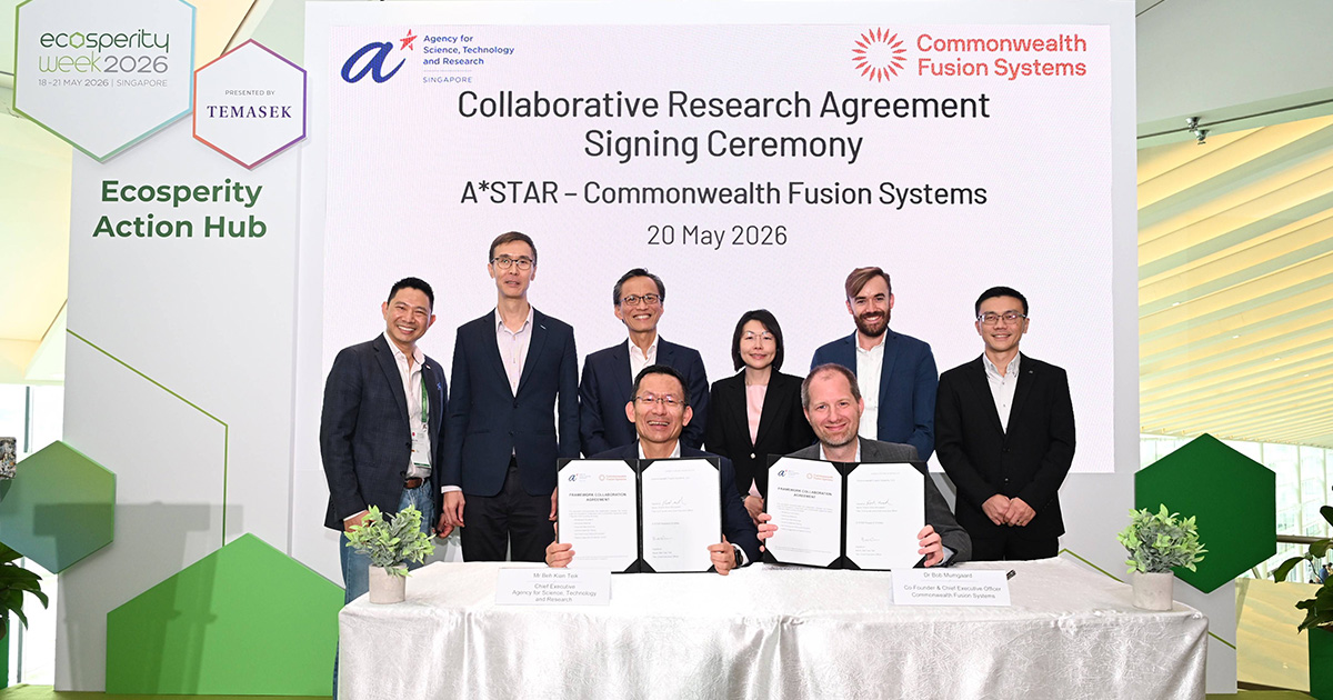 A*STAR, Commonwealth Fusion Systems Drive Fusion Supply Chain
