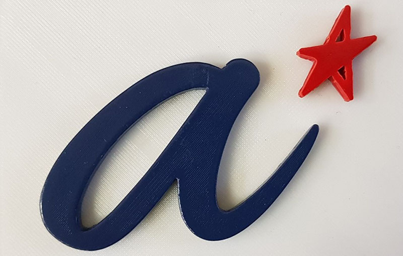 ASTAR logo 3d printed