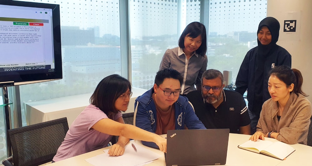Women in Science: Ms Aw Ai Ti and her SG Translate Team