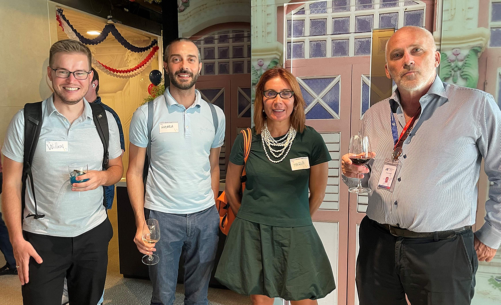Prof Eriksson with the SICS team