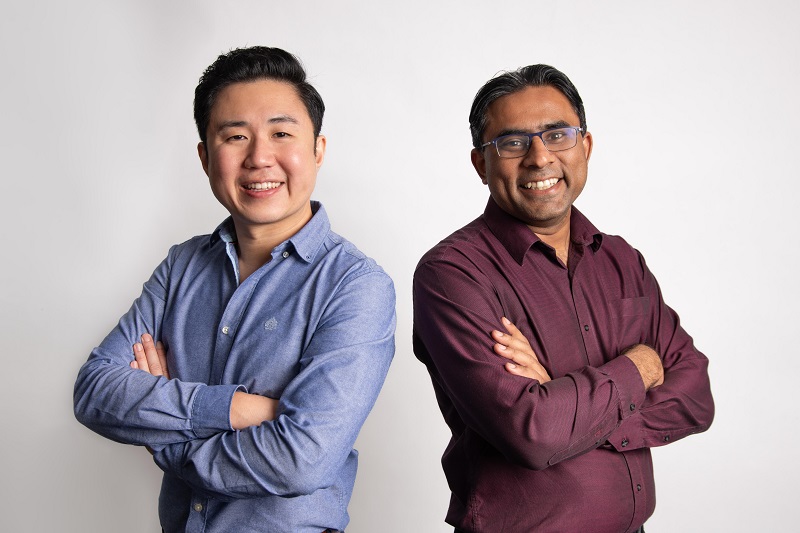 Cosmos Innovation Co-Founders Joel Li and Vijay Chandrasekhar