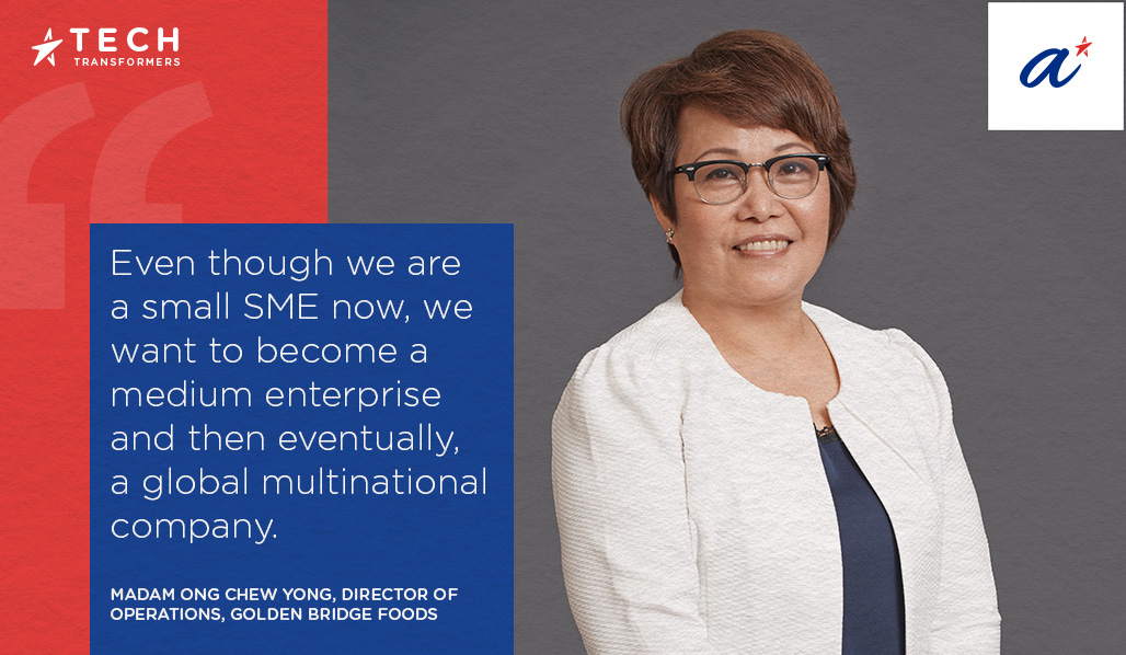 Singapore SMEs: Ong Chew Yong Director of Operations Golden Bridge Foods Singapore SMEs: Ong Chew Yong Director of Operations Golden Bridge Foods