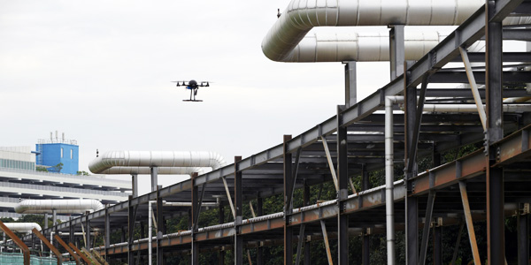Fully automated drones to conduct inspection on Jurong Island