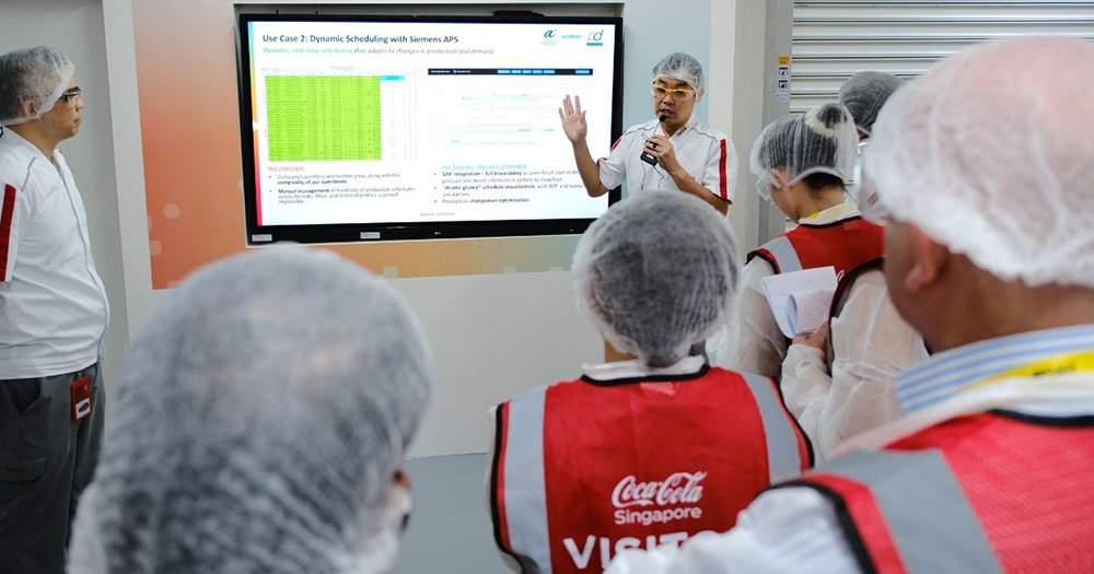 Coca-Cola Singapore dynamic scheduler, developed in partnership with ASTAR and local integrator PD solutions