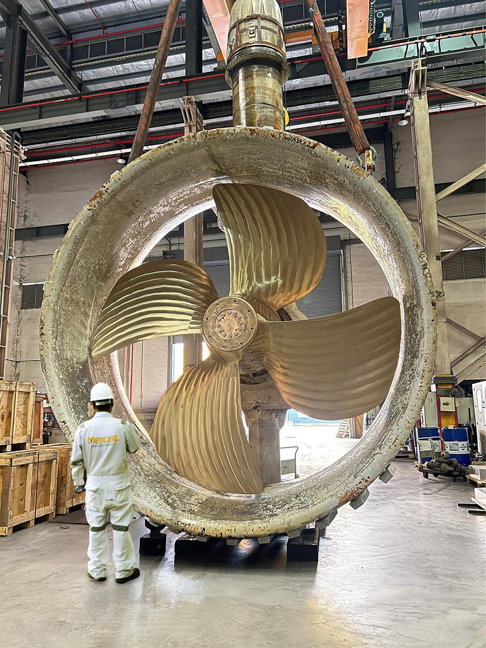 Home-grown firm Mencast Marine partnered with ASTAR