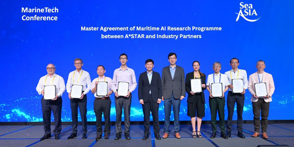 ASTAR Establishes Centre for Maritime Digitalisation 600x300