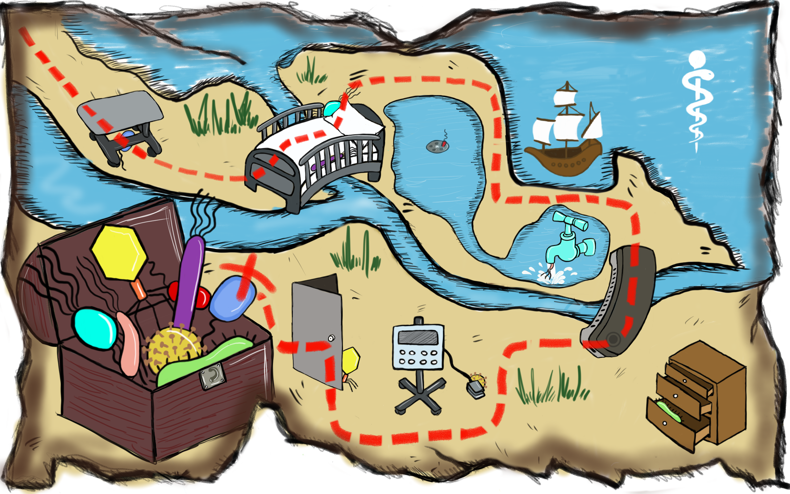 Charting out a map of opportunistic pathogens in the hospital environment