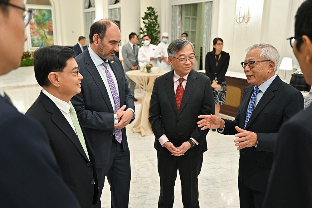 Prof William Chin and Mr Heng Swee Keat