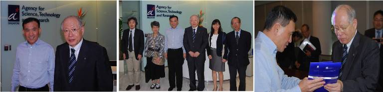 Visit by Prof Ryoji Noyori- President of RIKEN Japan on A*STAR Chairman Lim Chuan Poh