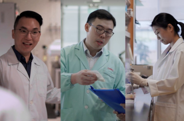 Dr Kelvin Ng, Dr Shaun Sim and Dr Sarah Luo