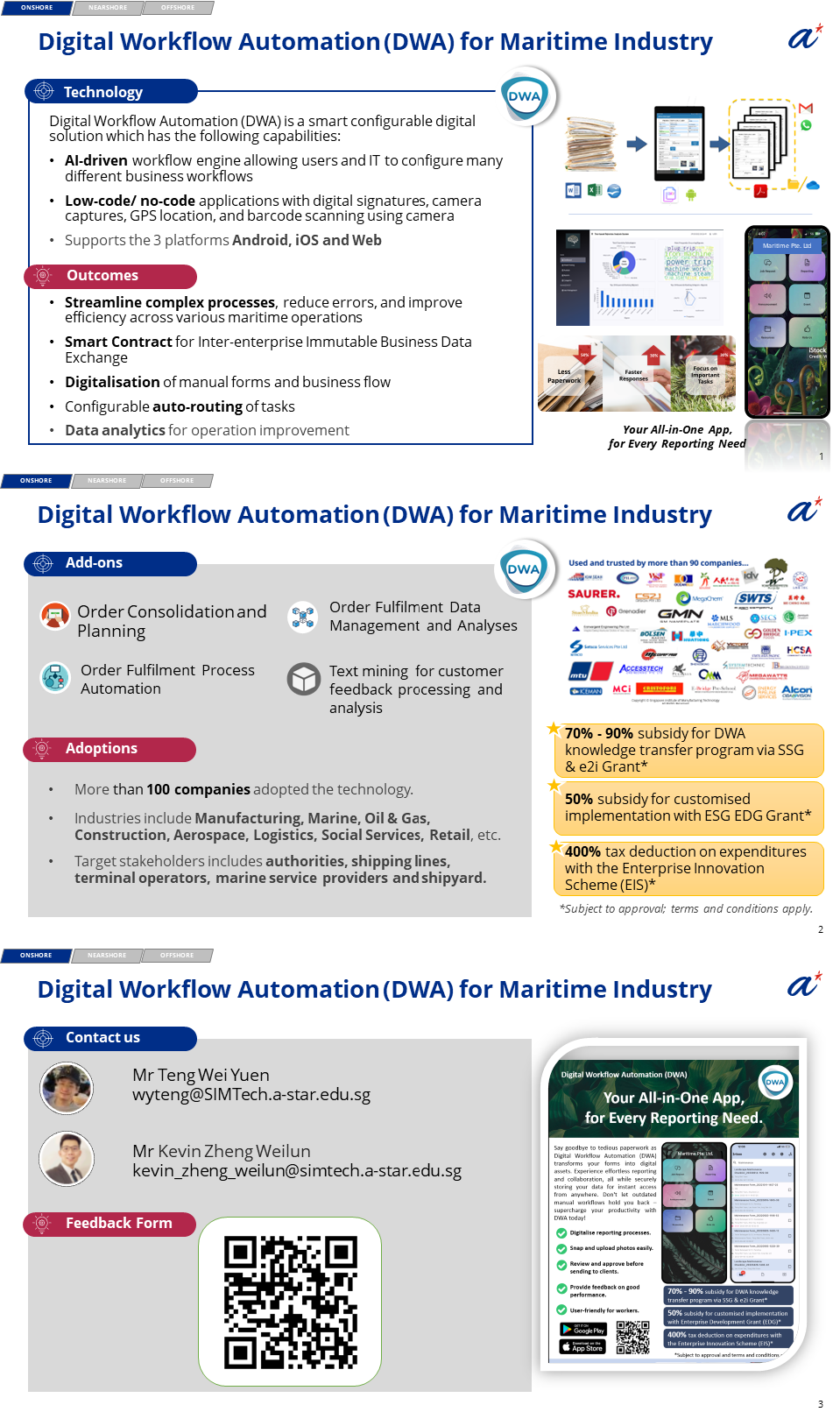 Digital Workflow Automation for Maritime Industry-ST