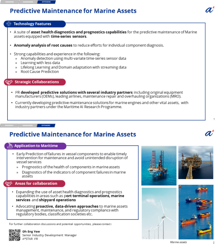 Predictive Maintenance for Marine Assets