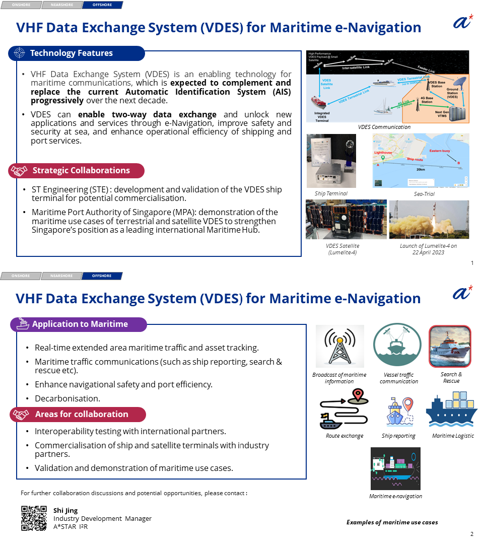 VHF Data Exchange System-I2R