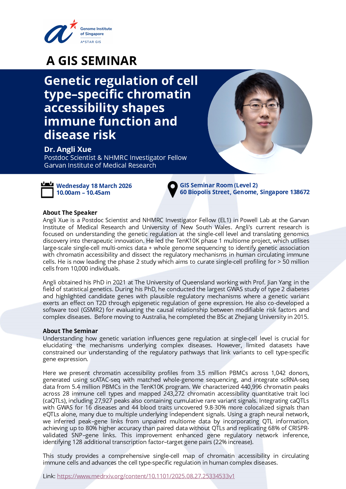 GIS Seminar Poster_Angli Xue