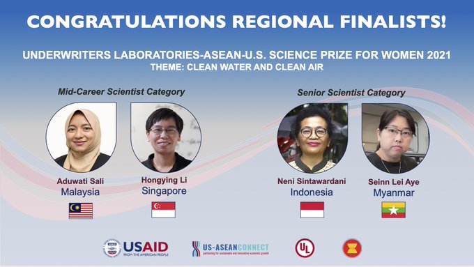 Science Prize for Women 2021 Regional Finalists