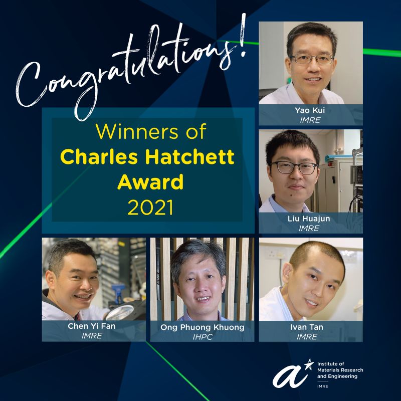 Charles Hatchett Award 2021