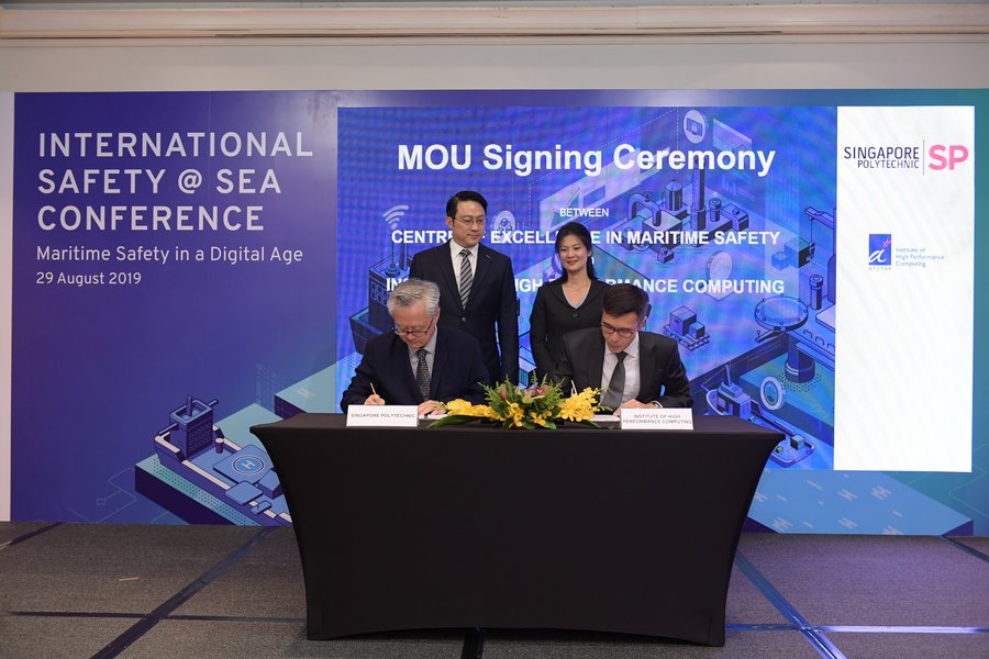 Safety at Sea_ASTAR Singapore Polytechnic MOU Signing