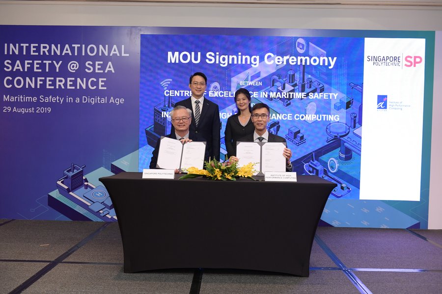 MOU Signing - IHPC-SP at Safety@SEA 2019