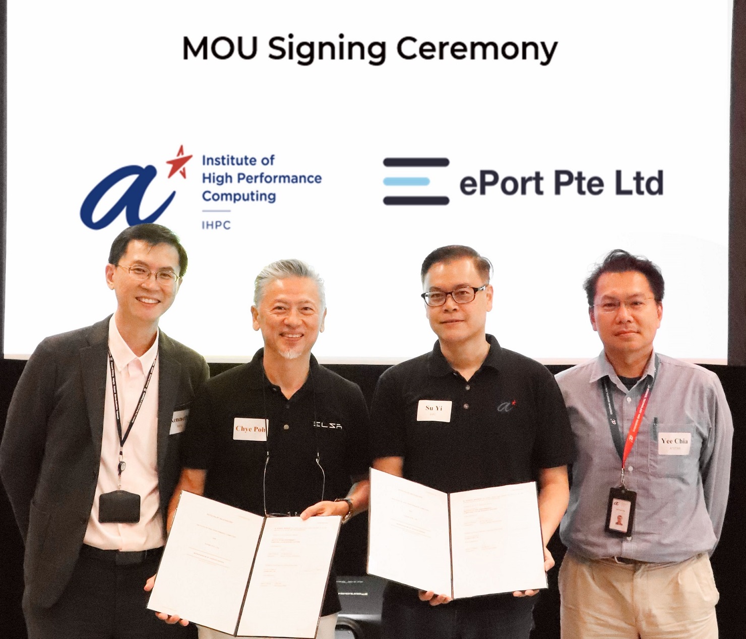 IHPC-ePort inked MoU for collaboration on maritime system optimisation