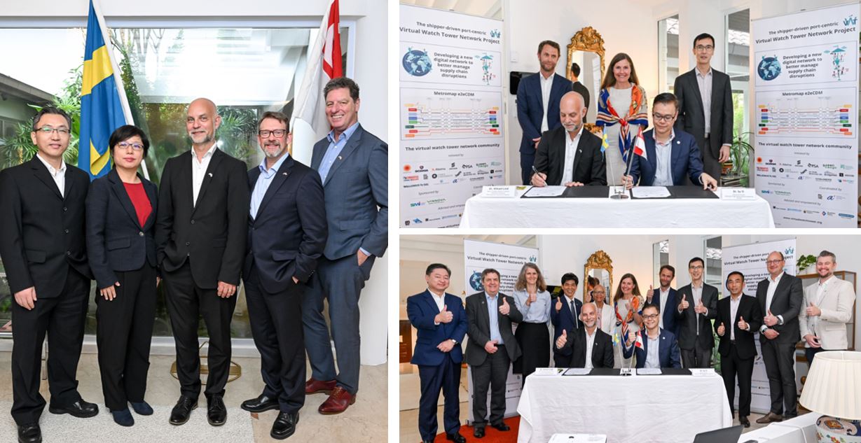 IHPC-RISE RCA Signing on (VWT) Network Project during Singapore Maritime Week 2023