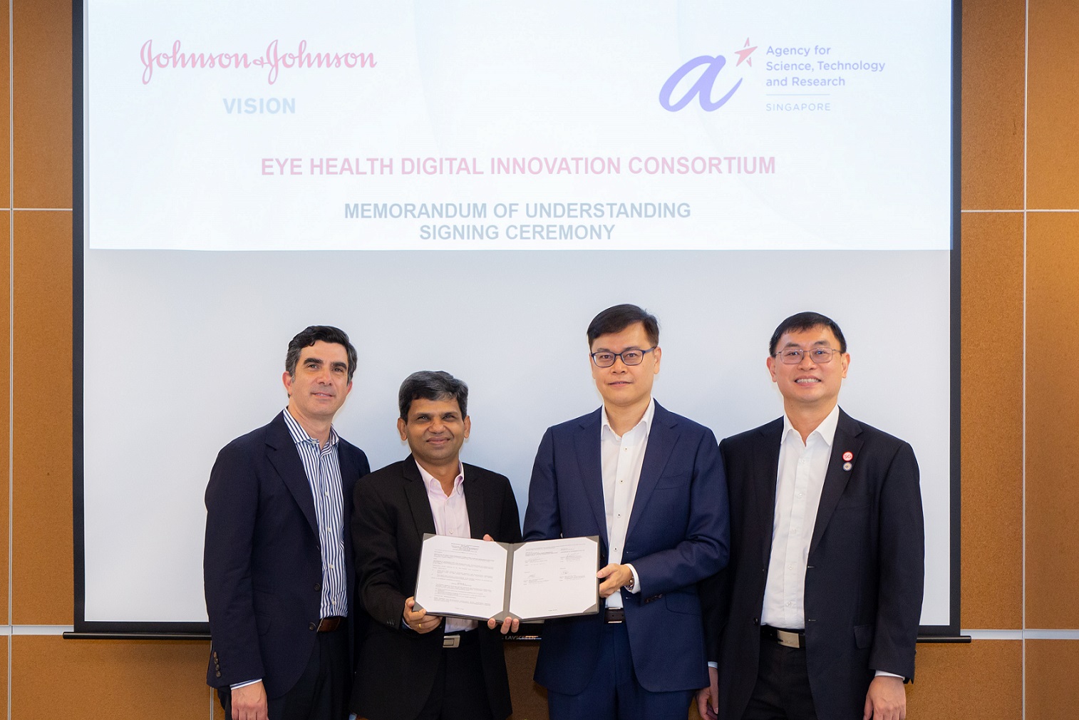 JJV-ASTAR Eye Health Digital Innovation Consortium Group Photo