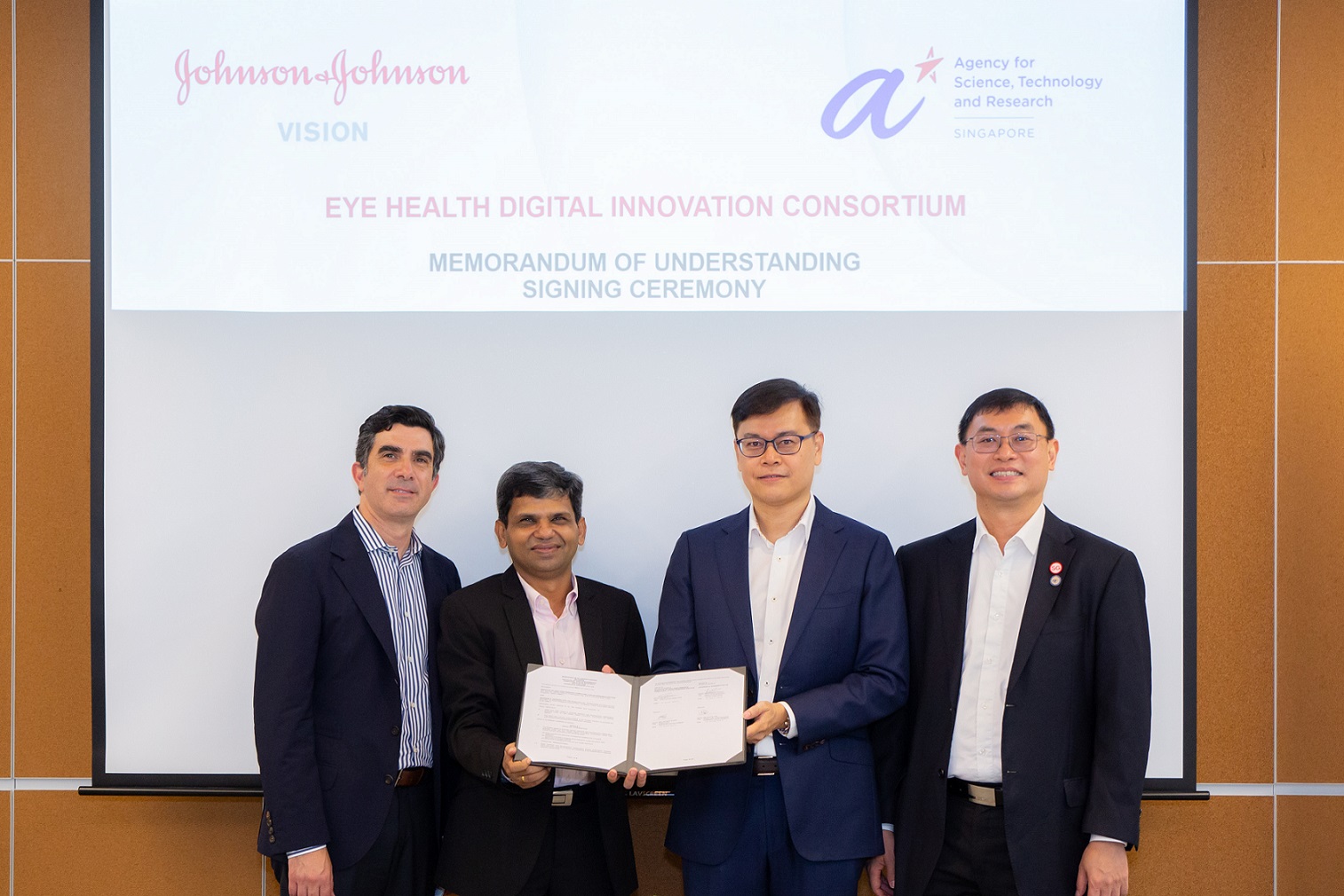 JJV-ASTAR Eye Health Digital Innovation Consortium Group Photo