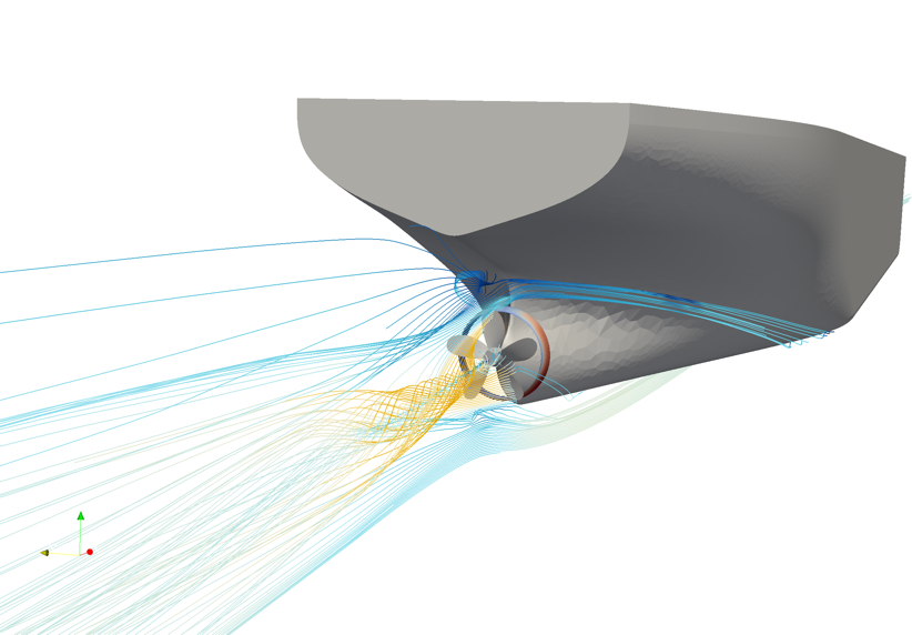 Pre-swirl duct in a bulk carrier Pre-swirl duct in a bulk carrier