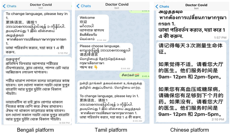 Doctor Covid_Multi-lingual Platform