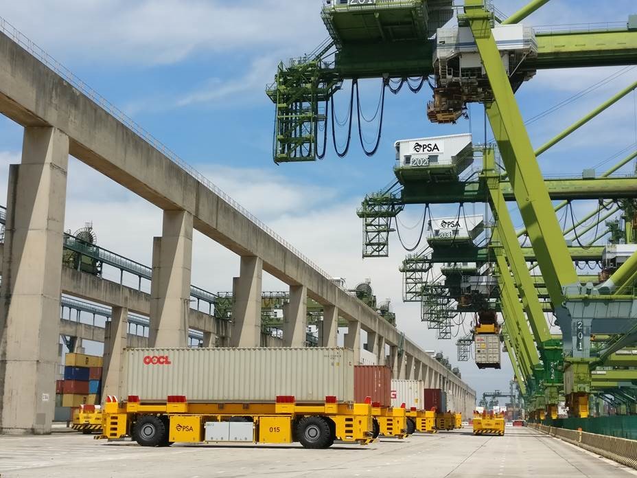 Automated Guided Vehicles for Tuas Port