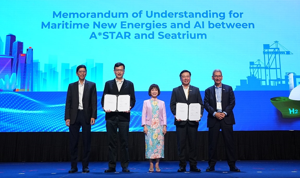  Seatrium and ASTAR signed MoU to explore offshore and marine applications