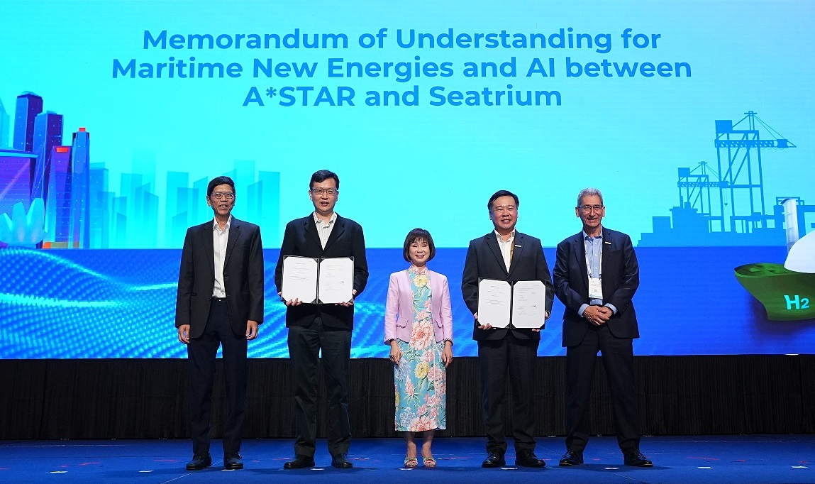 Seatrium and ASTAR signed MoU to explore offshore and marine applications