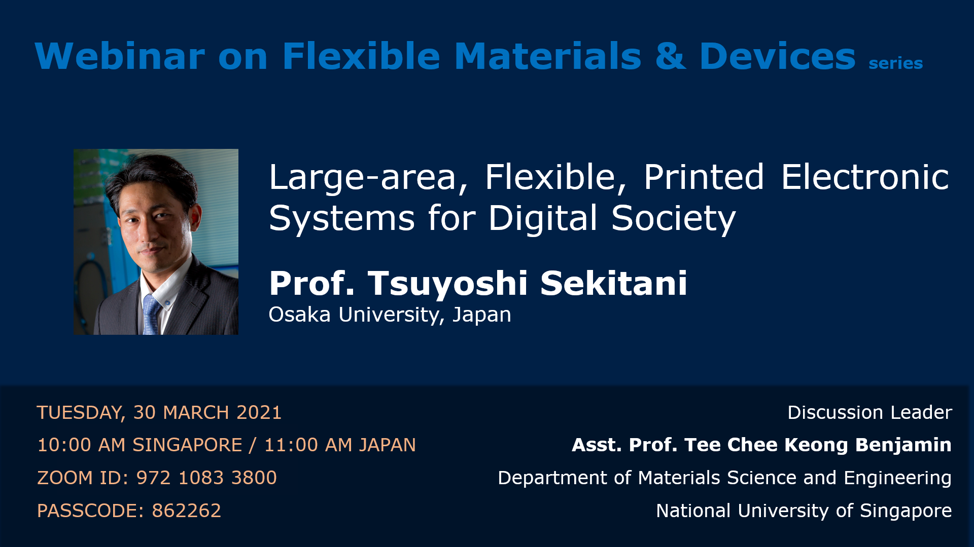 EDM - Large-area, Flexible, Printed Electronic Systems for Digital Society EDM - Large-area, Flexible, Printed Electronic Systems for Digital Society
