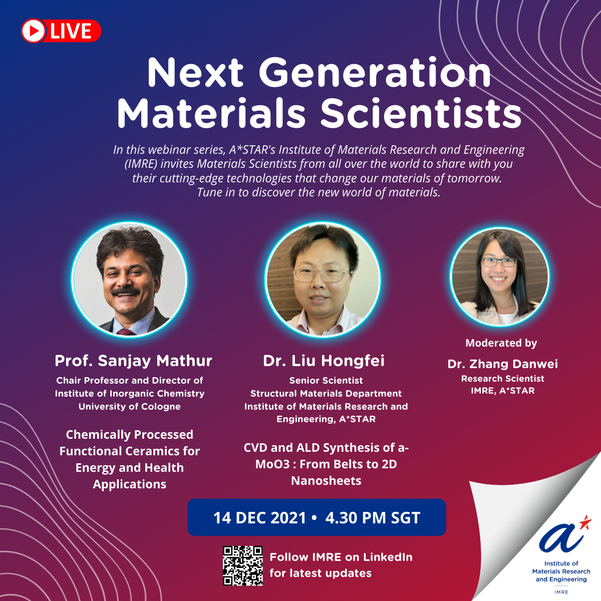 Next Generation Materials Scientists - 14 Dec