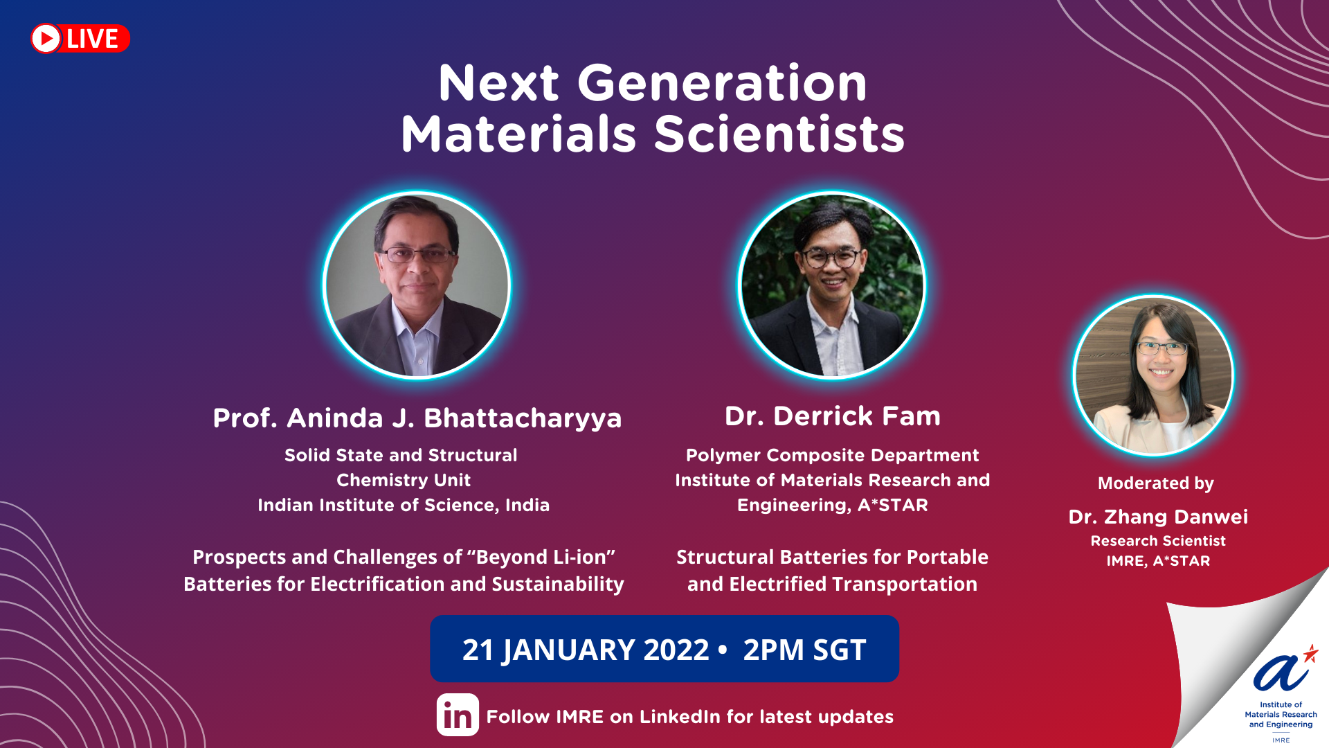 Next Generation Materials Scientists - Jan 2022