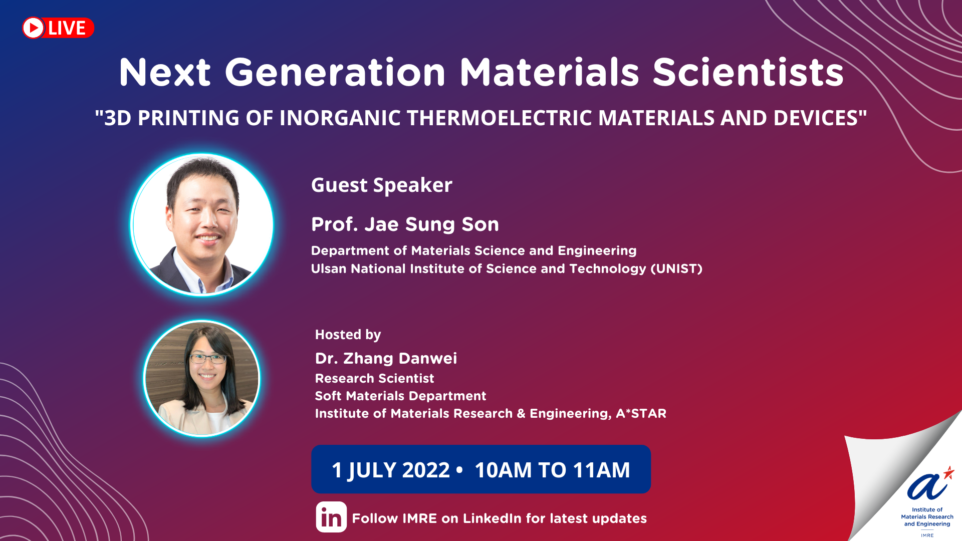 Next Generation Materials Scientists - July 2022