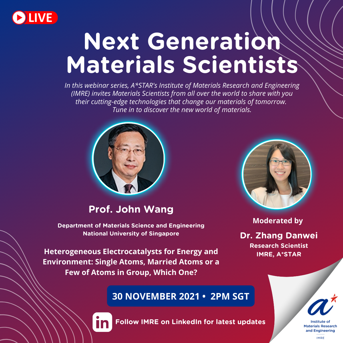 Next Generation Materials Scientists John Wang