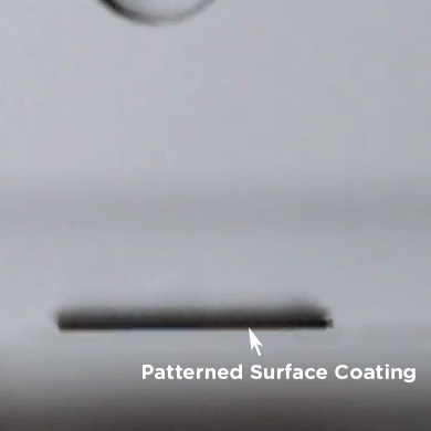 oil water proof surface coating - gif