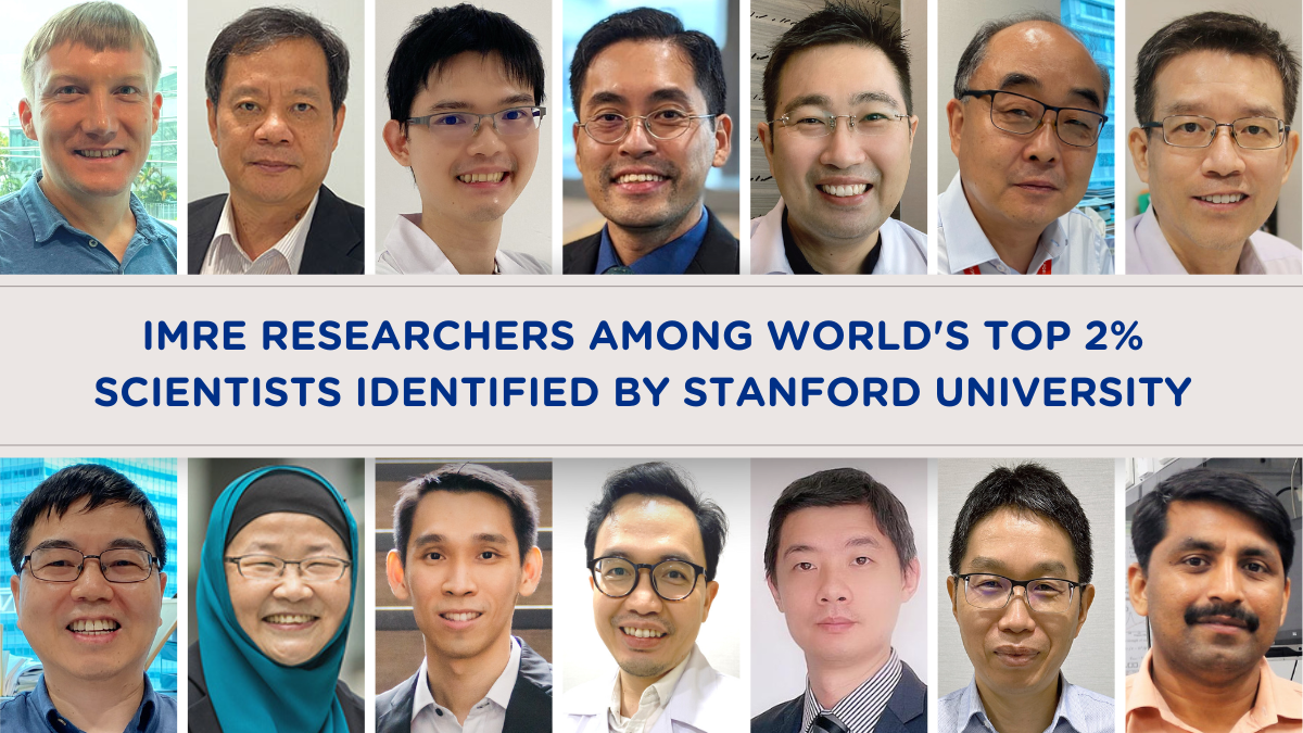 IMRE Researchers Among World's Top 2 Scientists 2022