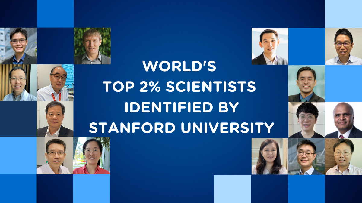 IMRE Researchers Among World's Top 2 Scientists