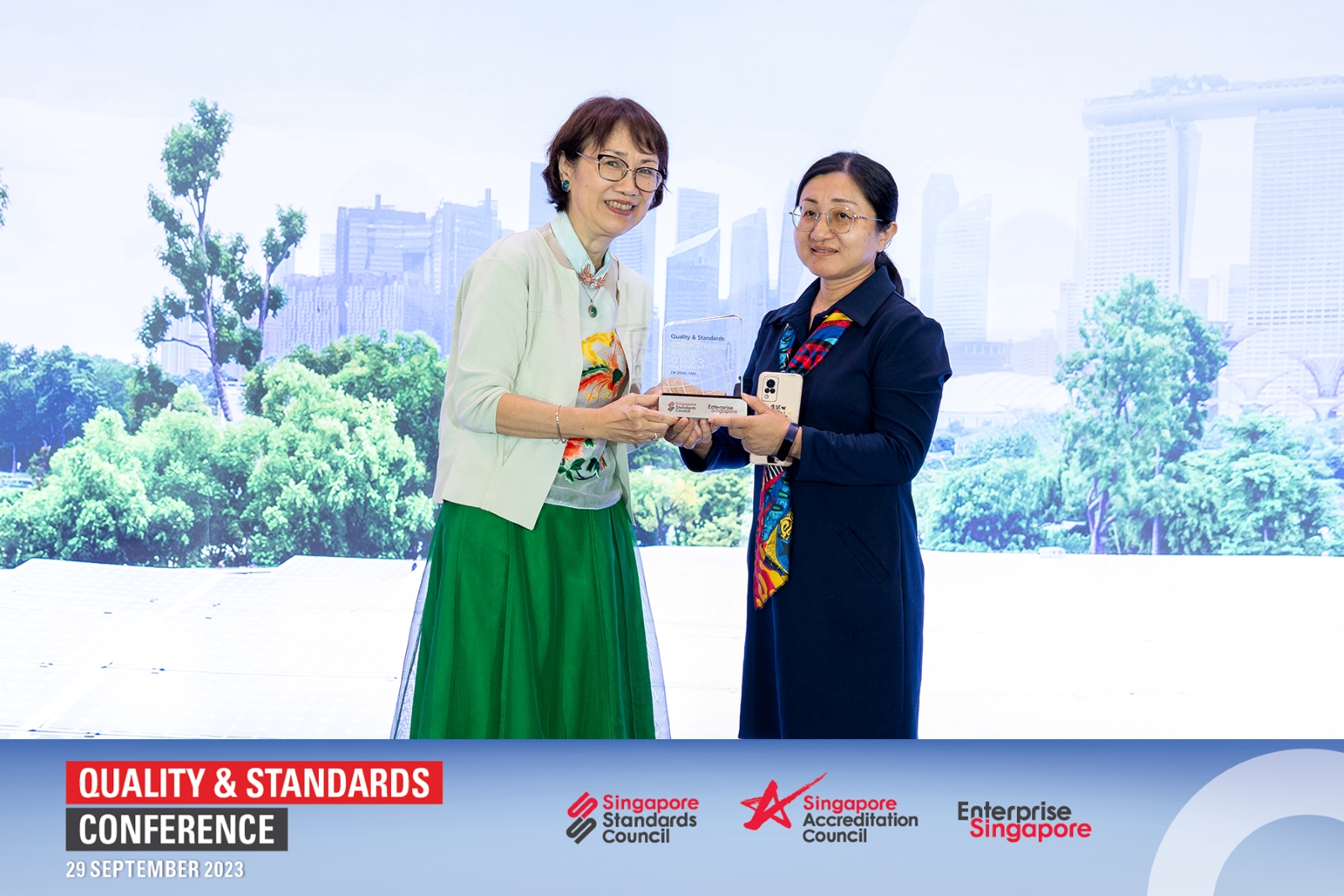 SAC Commendation Award - Dr Zeng Yan