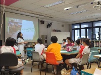 National Junior College students gaining insight into Circular Business Models, Sustainable Solutions for Fashion and Existing Sustainable Products, presented by Aparna Ganguly from Zeniko World Pte Ltd.