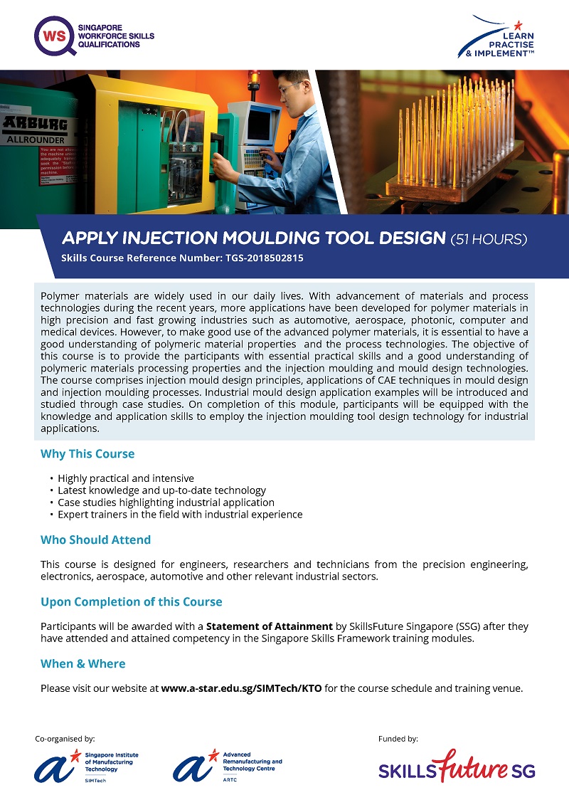 Apply Injection Moulding Tool Design