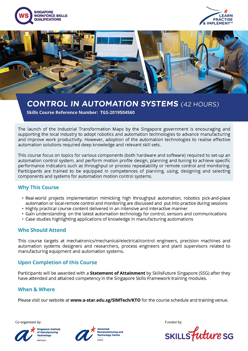 Control in Automation Systems